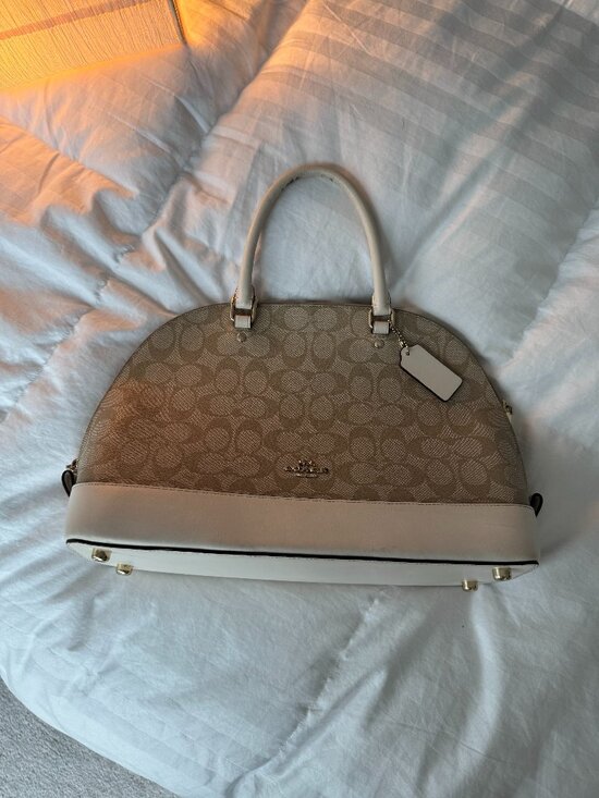 Coach F58287 Sierra Signature Dome Satchel Handbag Purse  Coach Signature Dome Satchel Handbag F58287